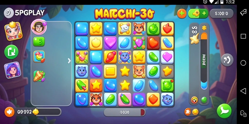 Gameplay seru 95PGPLAY dalam gaya Match-3 yang menantang.