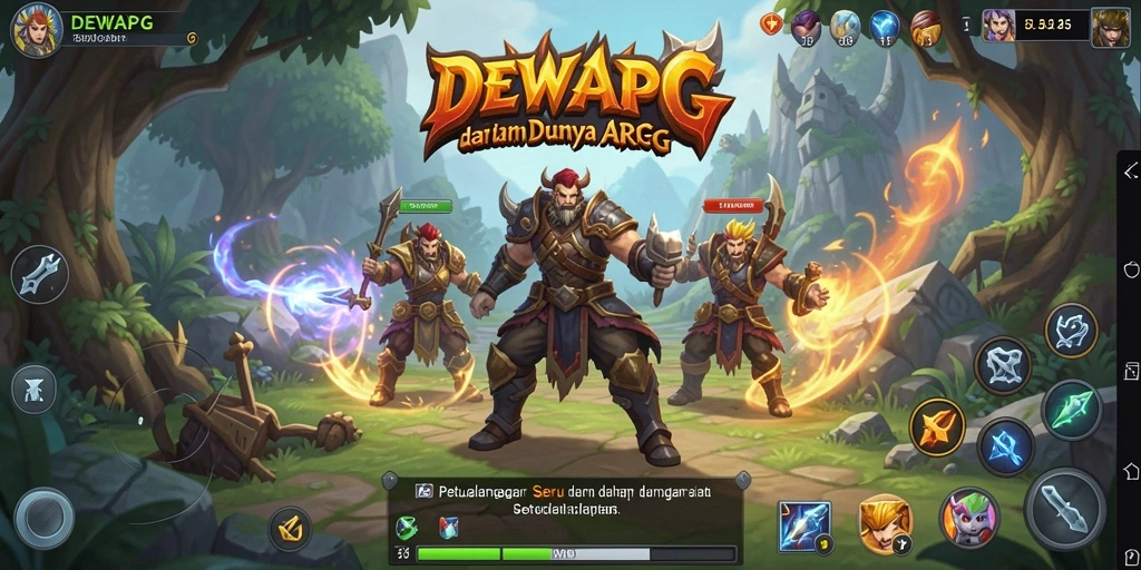 Tampilan gameplay DEWAPG yang mengesankan dalam petualangan ARPG.