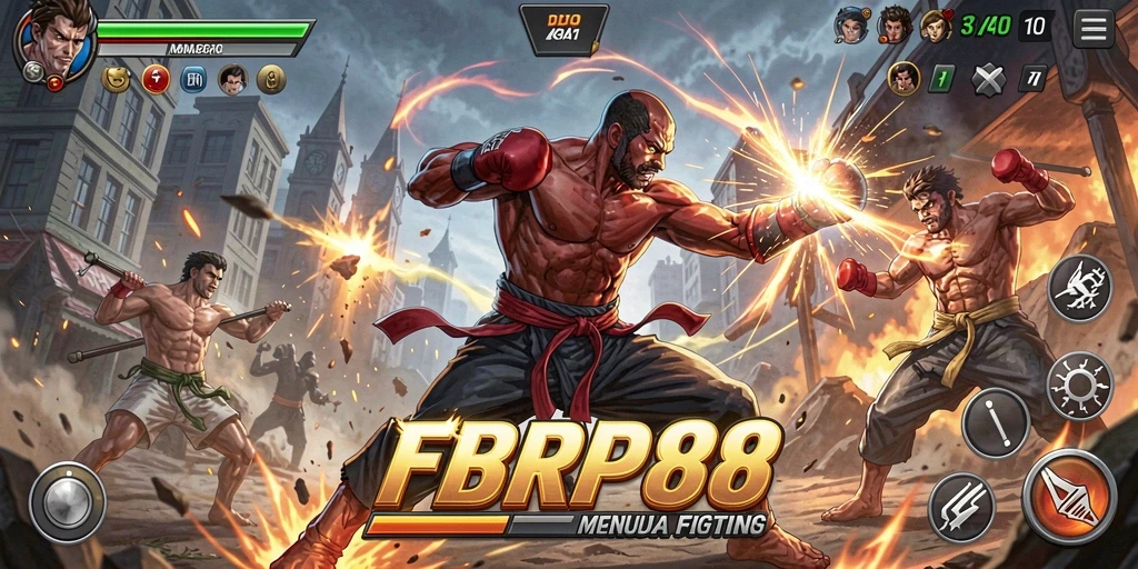 Gameplay menegangkan di FBRP88 dengan pertarungan yang seru.