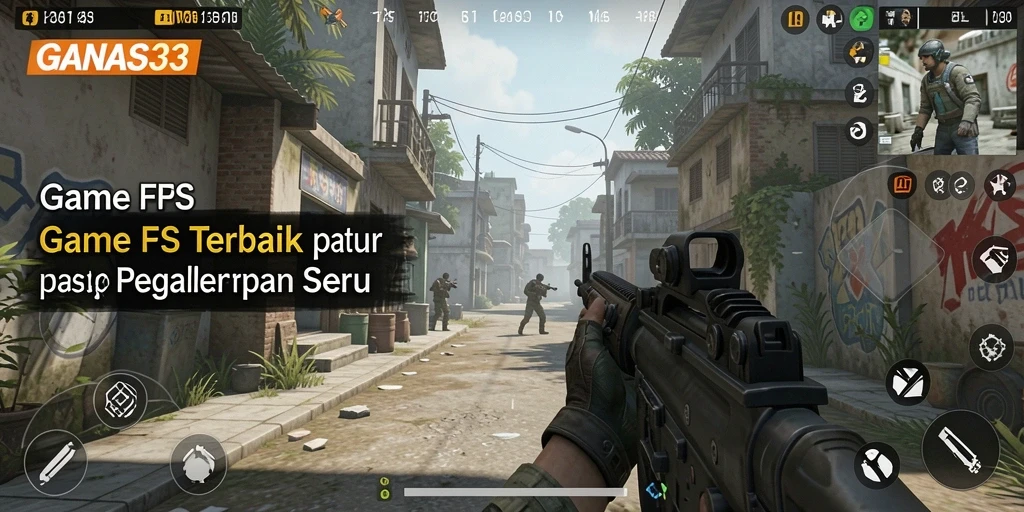 Gambaran seru dari gameplay GANAS33 dalam sesi tembak-menembak.
