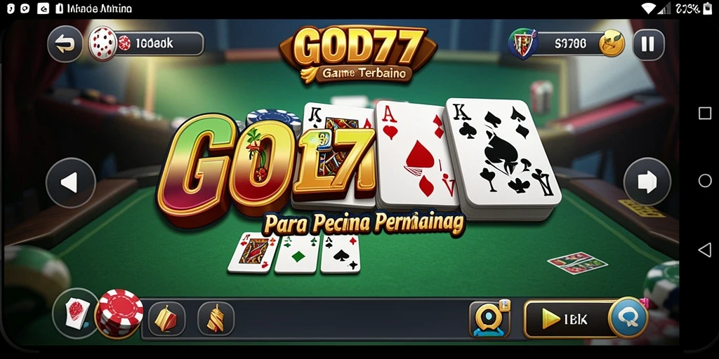 Screenshot gameplay GOD77 yang menampilkan suasana permainan Domino.