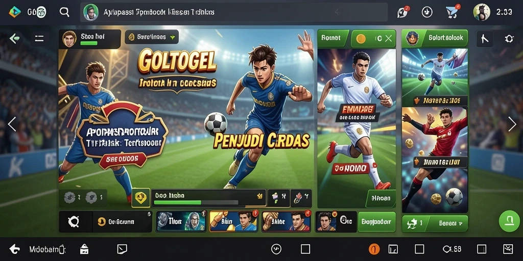 Tampilan permainan menarik pada aplikasi GOLTOGEL saat melakukan taruhan.