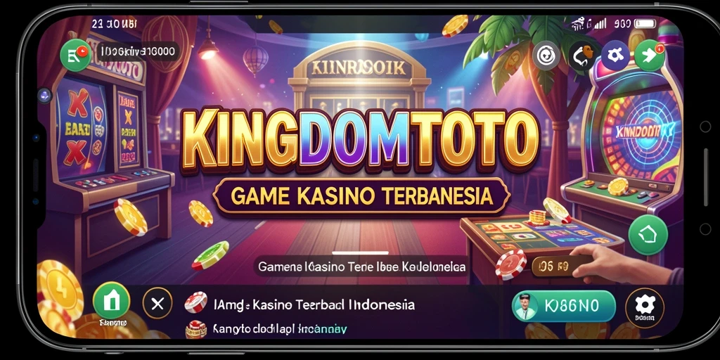 Tampak gameplay seru di KINGDOMTOTO saat bermain Kasino.