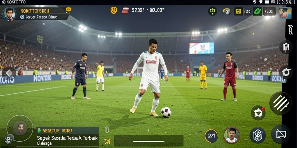 Pengalaman bermain sepak bola yang nyata di KOKITOTO.