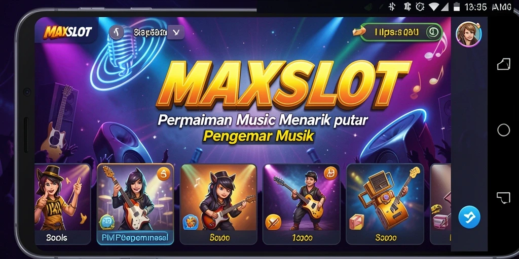 Tampilan gameplay MAXSLOT yang penuh warna dan interaktif.