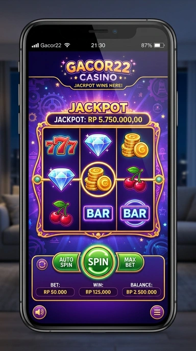 Tampilan antarmuka pengguna gacor22 yang ramah dan intuitif.